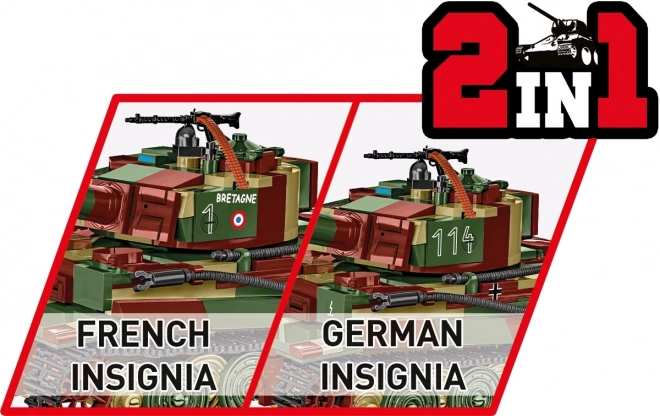 Model tenka Tiger I od 870 dijelova