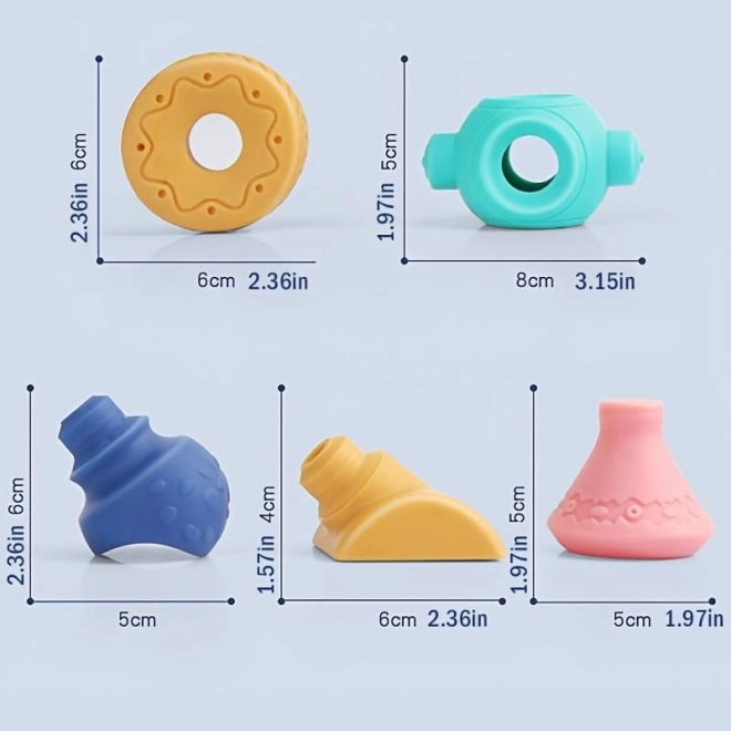 Woopie dječje senzorne kocke konstrukcijska slagalica 13 dijelova