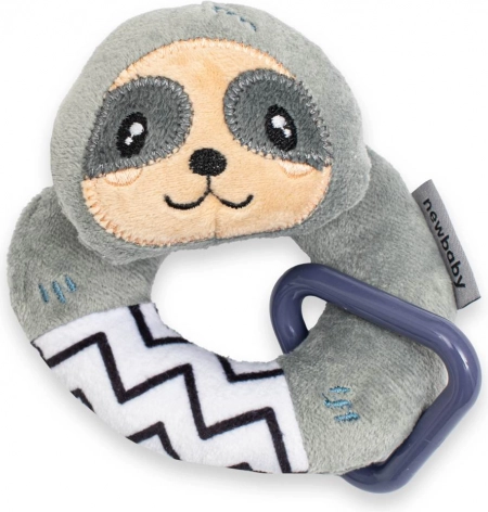 Plišano zvečkalo New Baby Sloth 11 cm