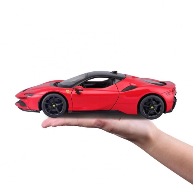Kovinski model Ferrari SF90 Stradale crveni 1:18