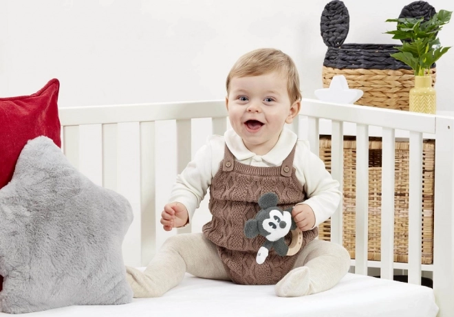 Dugino Drveno/plišano zvečko Mickey Mouse