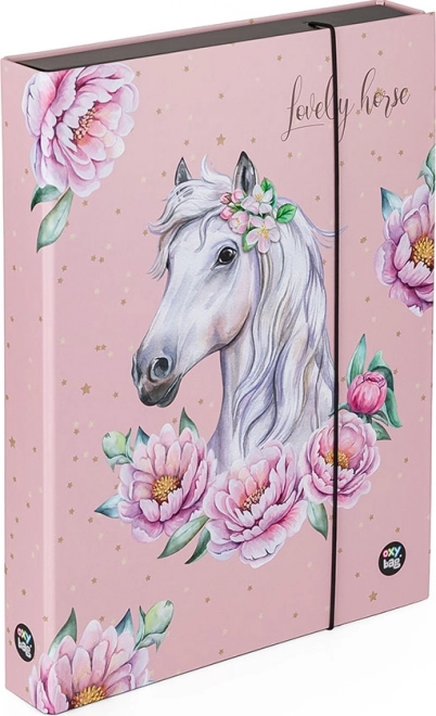Kutija za bilježnice A4 Jumbo konj Romantic