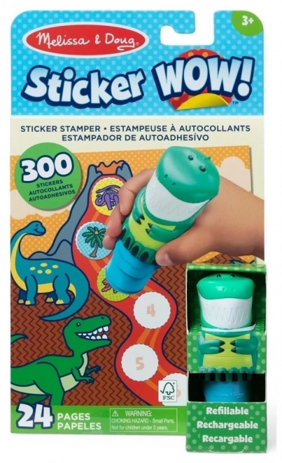 Kreativni set naljepnica s dinosaurima – Melissa & Doug