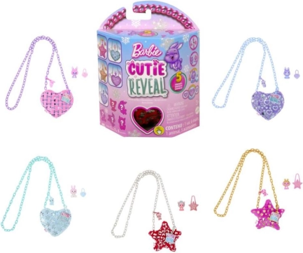 Barbie Cutie Reveal plišana torbica
