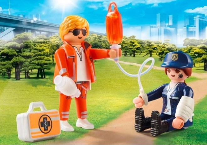 Duo Paket Figure 70823 Liječnik iz hitne pomoći i policajka