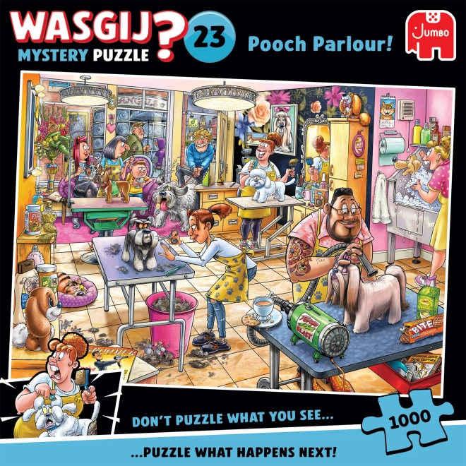 Puzzle Wasgij Misterija 23: Psi salon 1000 komada