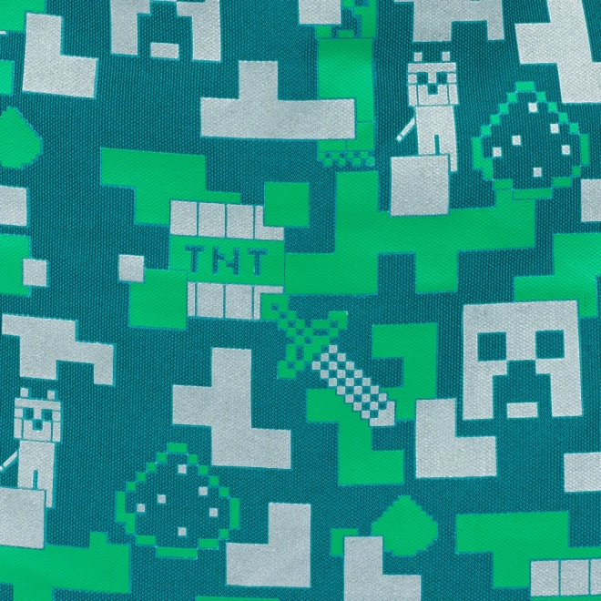 Džepni ruksak sa srebrnim Creeperom iz MINECRAFT-a