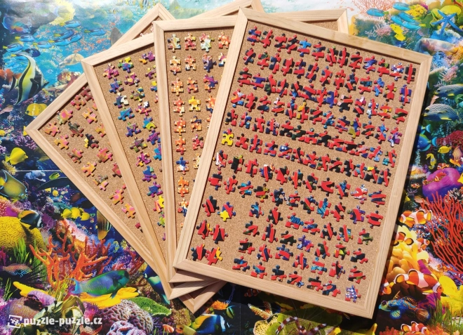 Korkova podloga za puzzle 36x26cm