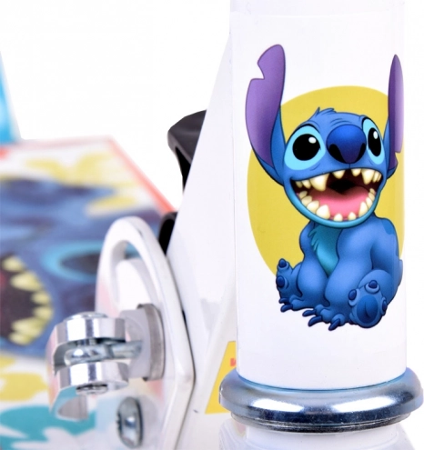 Sklopivi romobil Disney STITCH bijeli za djecu do 50 kg