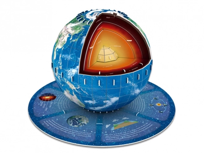 3D puzzle Planeta Zemlja - Struktura 50 dijelova