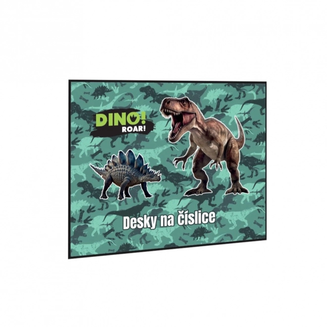 Obrazovne ploče s brojevima za djecu s motivom Dino