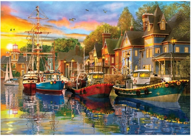 Puzzle Svjetla u luci 1500 dijelova