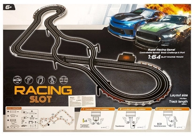 Trkaća staza 2 Cars Slot Cars 1:64