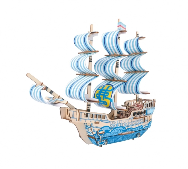 Woodcraft Drvene 3D puzzle Brod iz snova