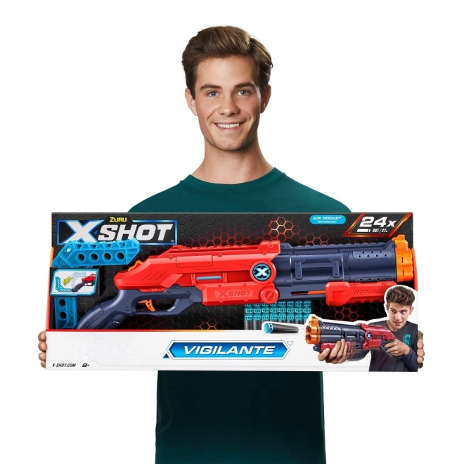 ZURU X-SHOT EXCEL Vigilante bacač 24 strijela