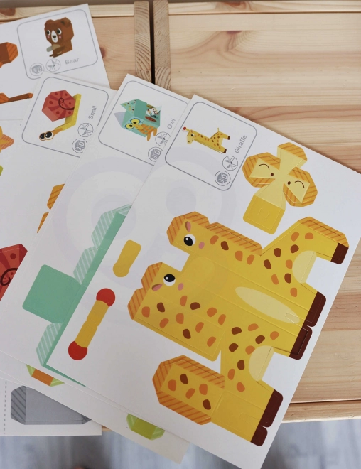 Woopie art&fun kreativni set origami 3D životinjice