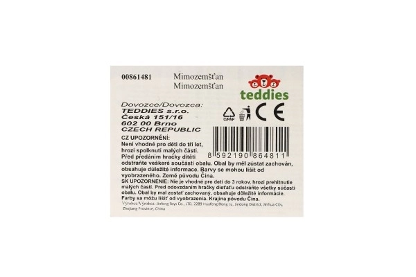 Vanzemaljac/Čudovište antistresna stiskalica sluz 8-9cm 3 boje