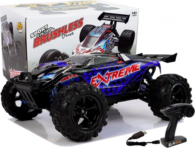 RC auto 1:18 off-road 4x4 plavo ENOZE, brzina 45 km/h