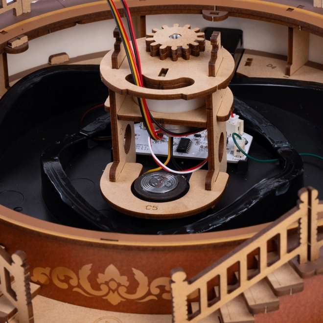 RoboTime 3D drveni vrtuljak glazbena kutija