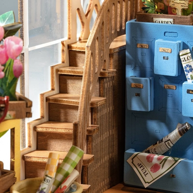 RoboTime 3D puzzle Stalak za knjige Garden House (drveni)
