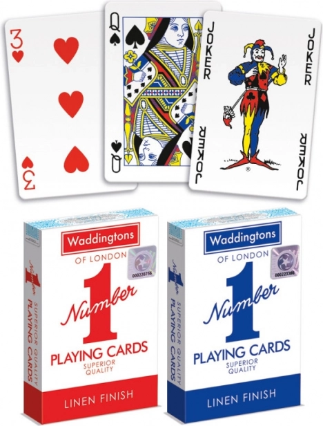 Waddingtons Karte Broj 1 Crvene/Plave