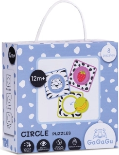 Gagagu edukativne puzzle s kolutićem
