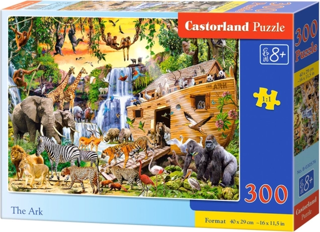 Puzzle 300 dijelova divlje životinje na arku