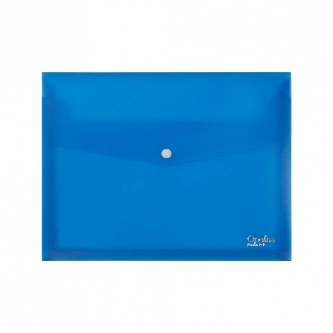 Prostorna mapa s gumbom A4 Opaline plava