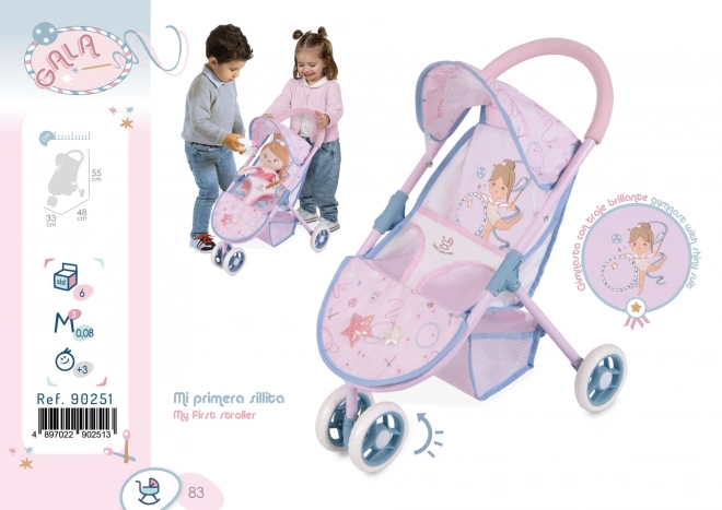 DeCuevas 90251 Sportska kolica za lutke trokolica GALA 2023 - 55 cm
