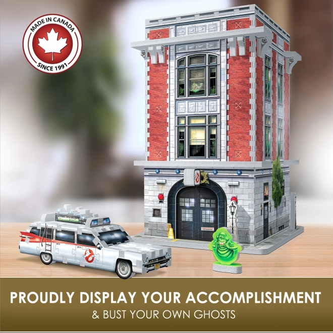 WREBBIT 3D puzzle Ghostbusters: Vatrogasna postaja istjerivača duhova 500 komada