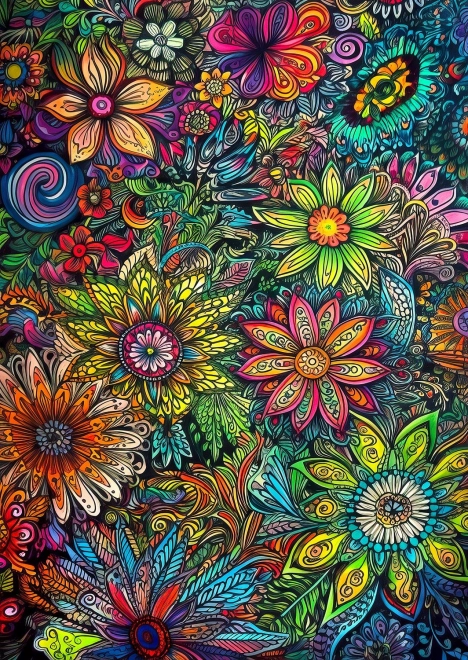 Puzzle Snaga cvijeća 1000 komada
