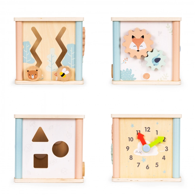 Drvene obrazovne kocke Ecotoys