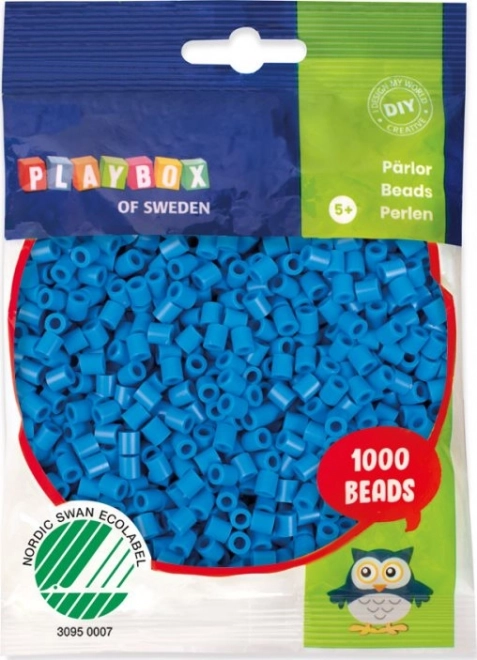 PLAYBOX Peglice perlice - plave 1000 kom