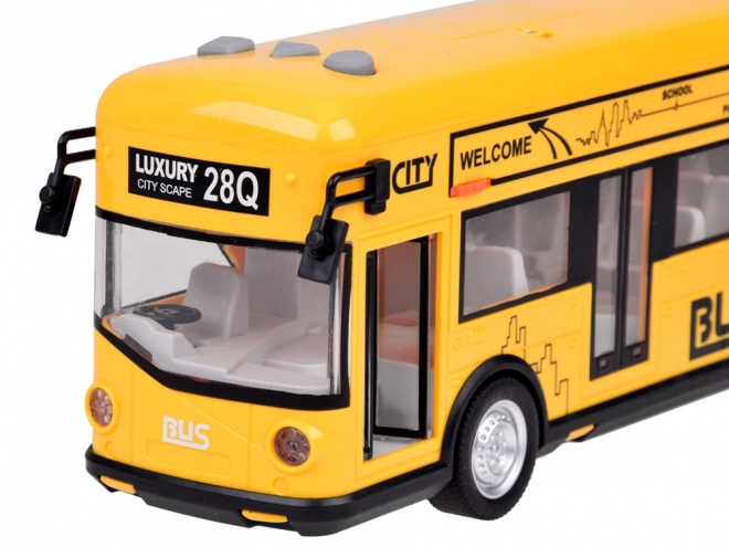 Žuti party autobus otvaranje vrata zvukovi svjetla glazba ZA5222