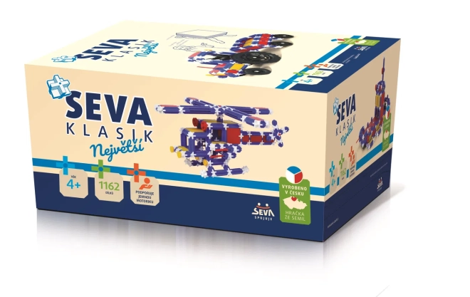 Komplet SEVA CLASSIC – Najveći, 1162 dijelova