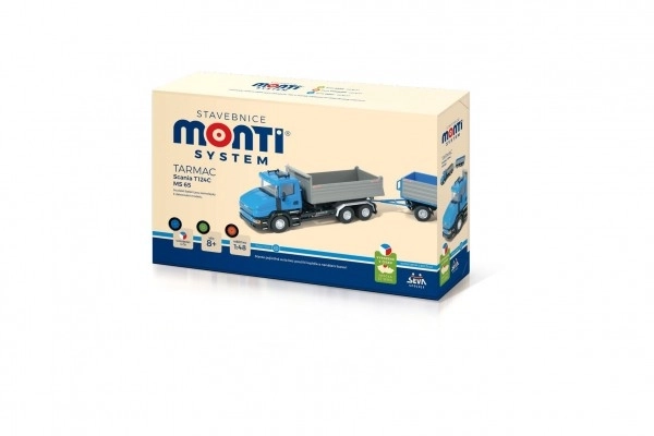 Gradbeni set Monti System MS 65 Scania Tarmac 1:48 u kutiji 32x20,5x7,5cm