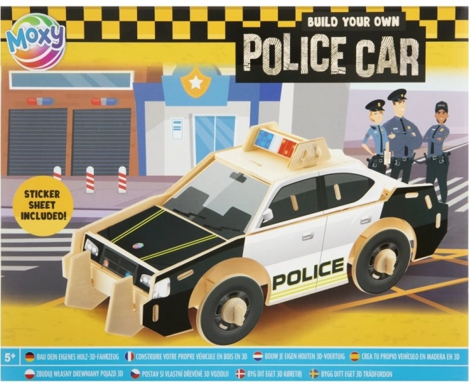 3D slagalica policijski auto MOXY