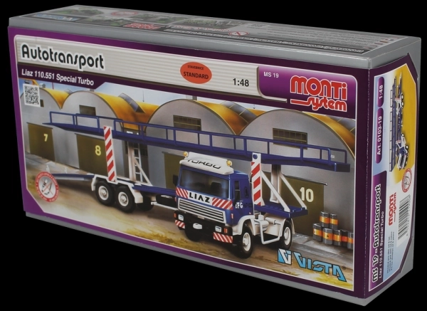 Konstruktor Monti System MS 19 Autotransport Liaz 1:48 u kutiji 31,5x16,5x7,5cm