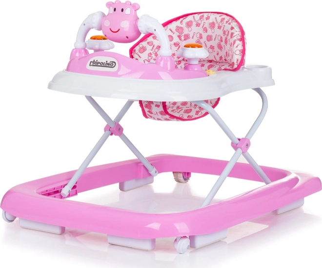 CHIPOLINO Interaktivno hodalica Little Cow – růžové
