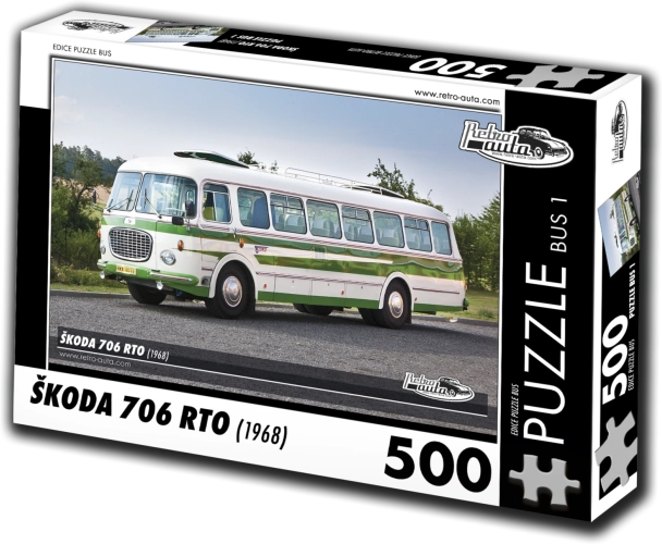 Puzzle RETRO-AUTA Škoda 706 RTO autobus 500 dijelova
