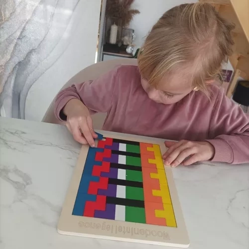 Drvene slagalice/tetris Kruzzel 22667