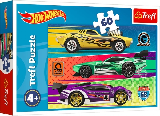 Puzzle HOT WHEELS utrka 60 dijelova