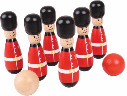 Keglovi Engleski Gardisti od Bigjigs Toys