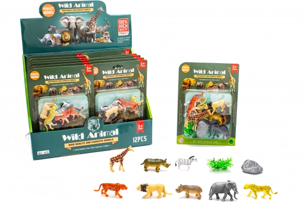 Divlje životinje set figurica 10 kom 6 cm