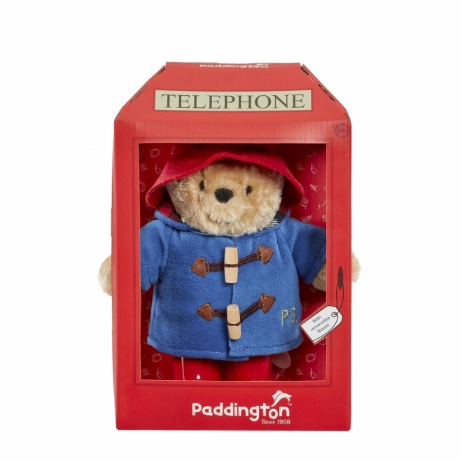 Rainbow plišana igračka medvjedić Paddington u telefonskoj govornici