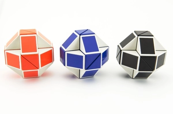 Čarobni Rubikov zmija twist šarena 26 cm