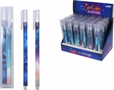 Set gel olovaka Zodiac, crna tinta, 2 kom