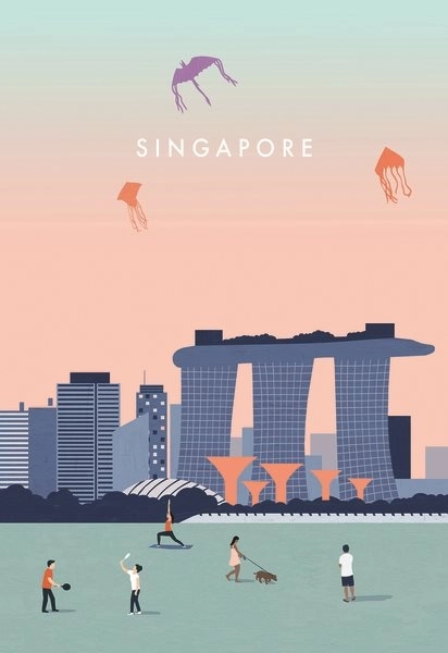 Puzzle Singapur 99 dijelova