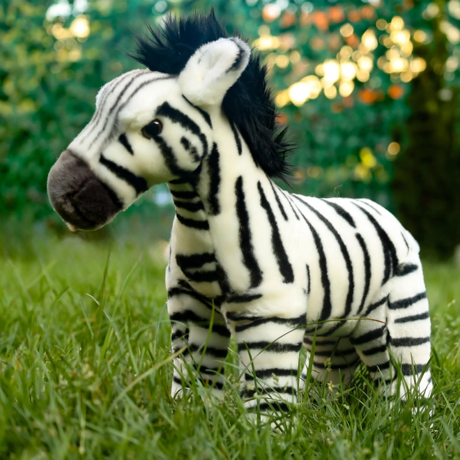 Plišna zebra stojeća 30 cm EKOLOŠKI PRIHVATLJIVO