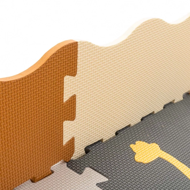 Pjenaste puzzle s dinosaurima i ogradom - 36 komada